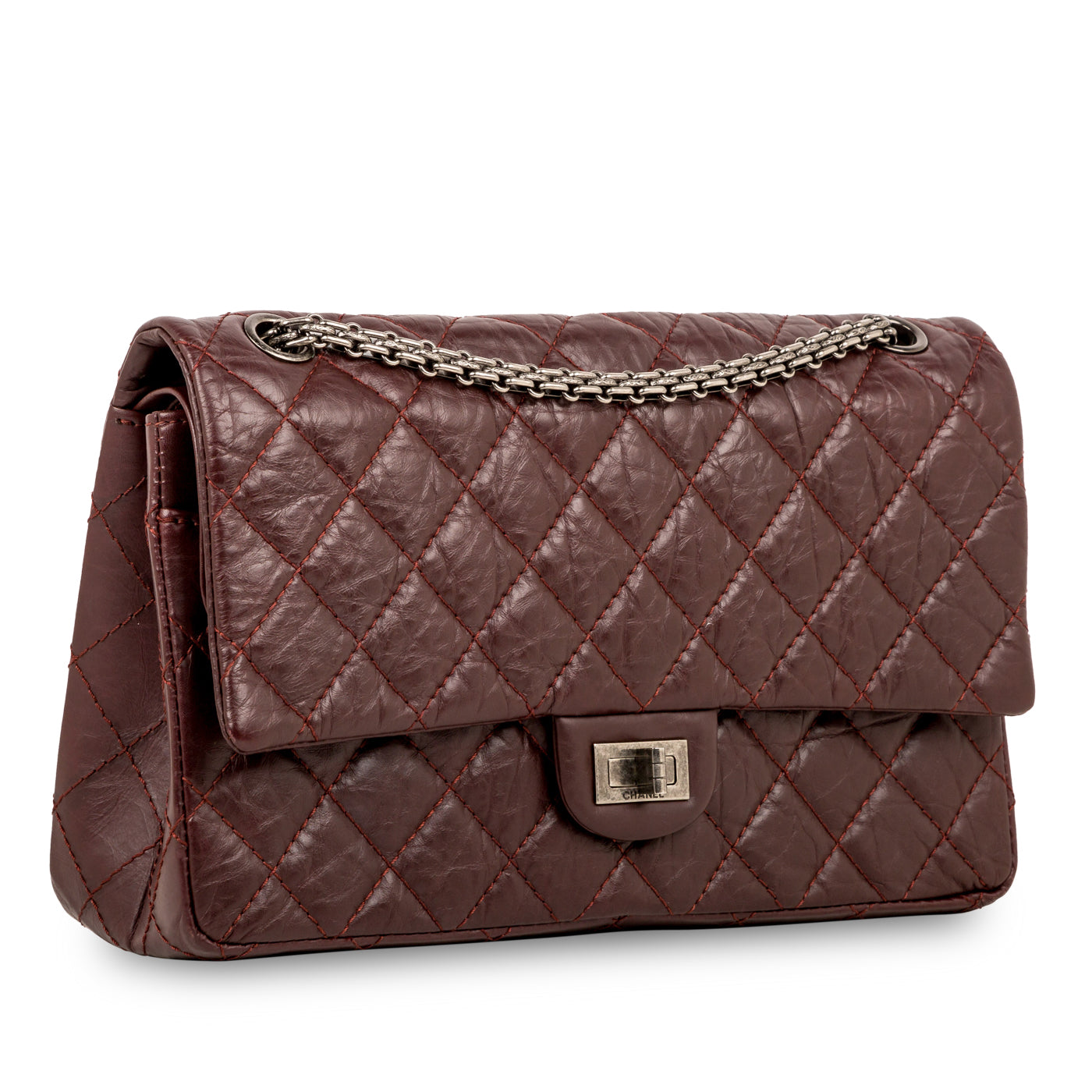Chanel Classic Flap Calfskin Beige Shoulder Bag Calfskin