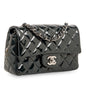Chanel Classic Flap Patent Leather Black Shoulder Bag Style 8