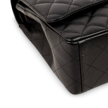 Chanel Classic Flap Caviar Black Shoulder Bag Style 47