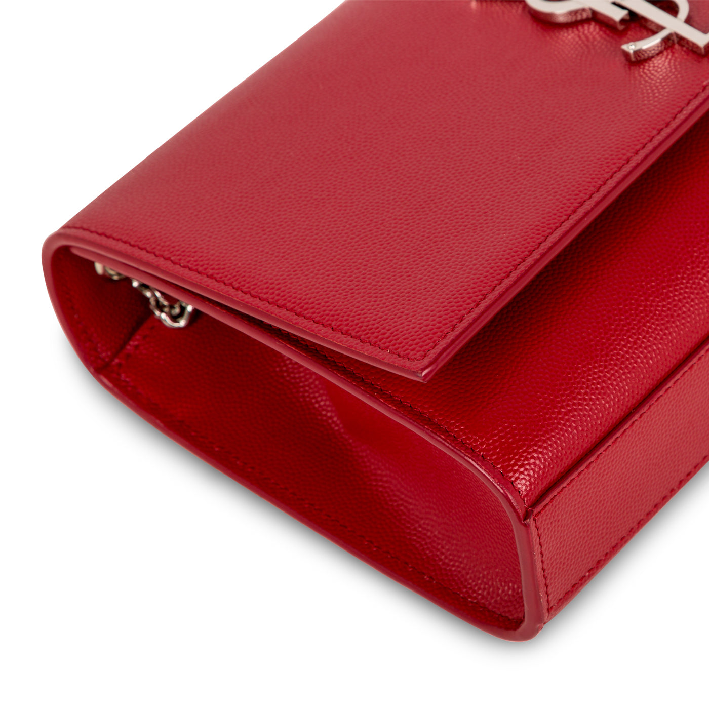 Saint Laurent Kate Leather Red Shoulder Bag Style 13