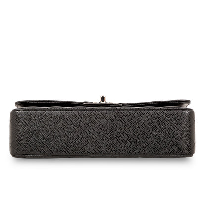 Chanel Classic Flap Caviar Black Shoulder Bag Style 86
