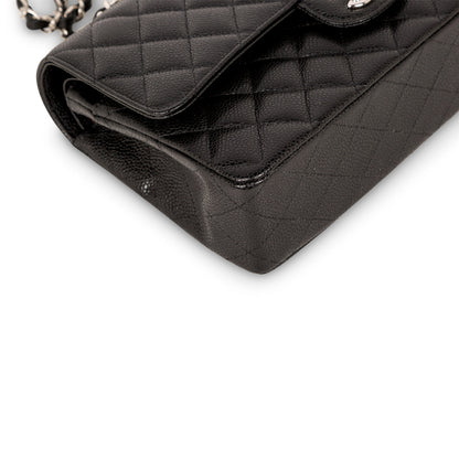 Chanel Classic Flap Caviar Black Shoulder Bag Style 86