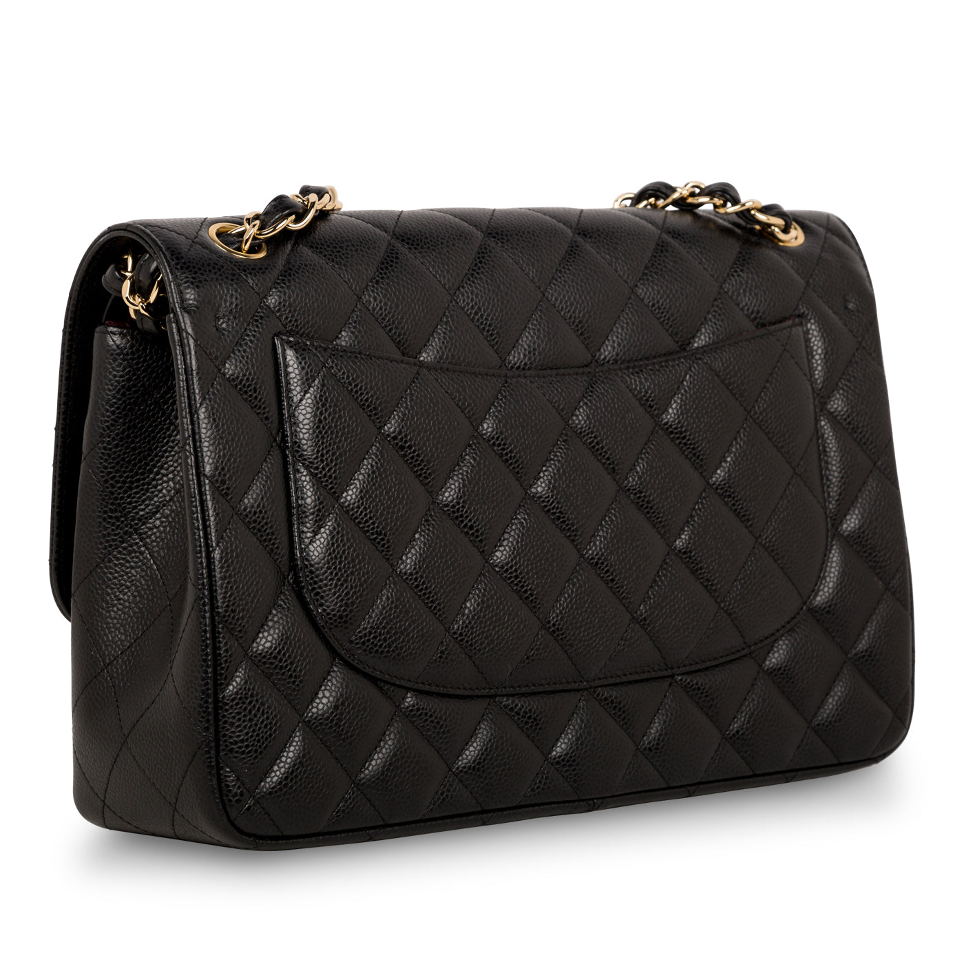 Chanel Classic Flap Lambskin Black Shoulder Bag Style 53