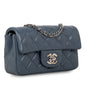 Chanel Classic Flap Caviar Silver Shoulder Bag