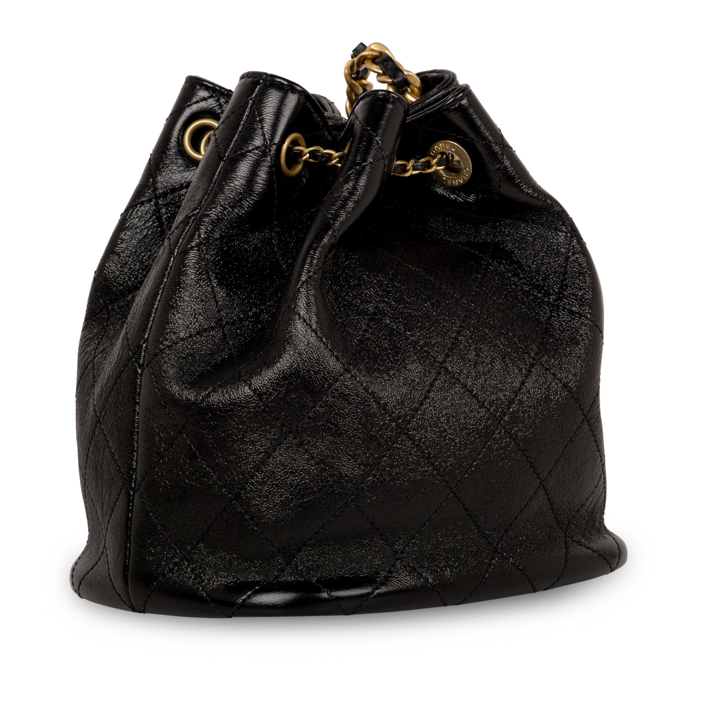 Chanel Glazed Lambskin Bucket Bag