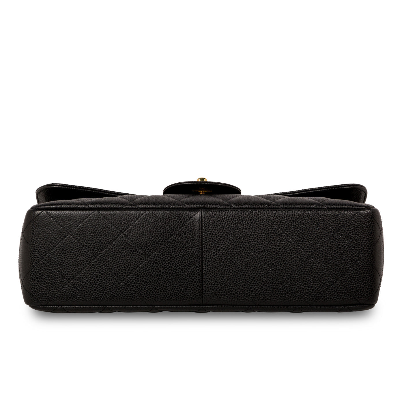 Chanel Classic Flap Caviar Black Shoulder Bag Style 46
