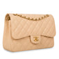 Chanel Classic Flap Caviar Gold Shoulder Bag Style 10