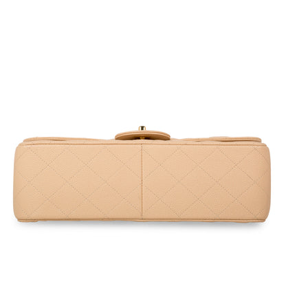 Chanel Classic Flap Caviar Gold Shoulder Bag Style 12