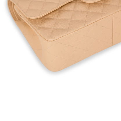 Chanel Classic Flap Caviar Gold Shoulder Bag Style 10