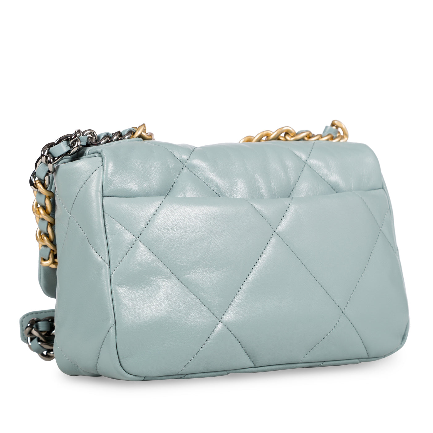 Chanel Chanel 19 Lambskin Gold Shoulder Bag Style 27