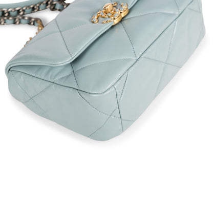 Chanel Chanel 19 Lambskin Gold Shoulder Bag Style 27