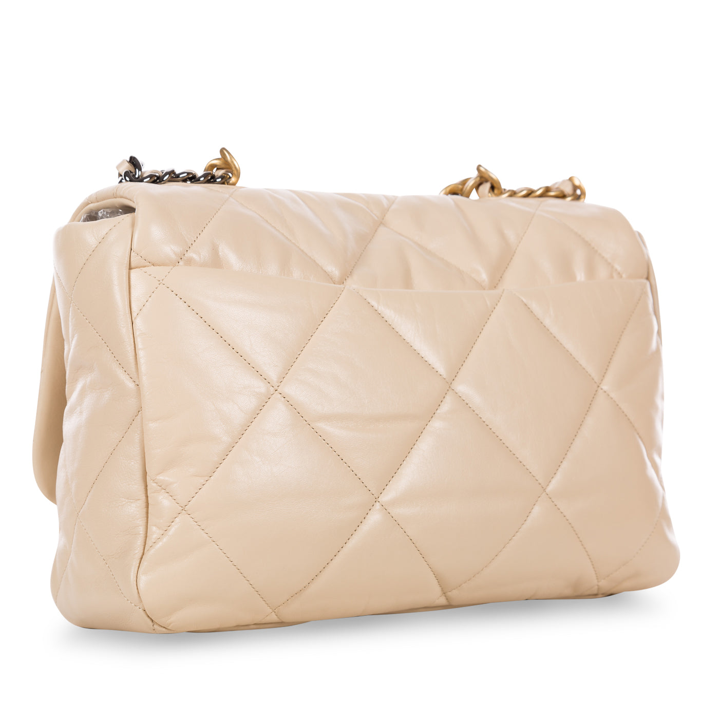 Chanel Chanel 19 Lambskin Gold Shoulder Bag Style 26