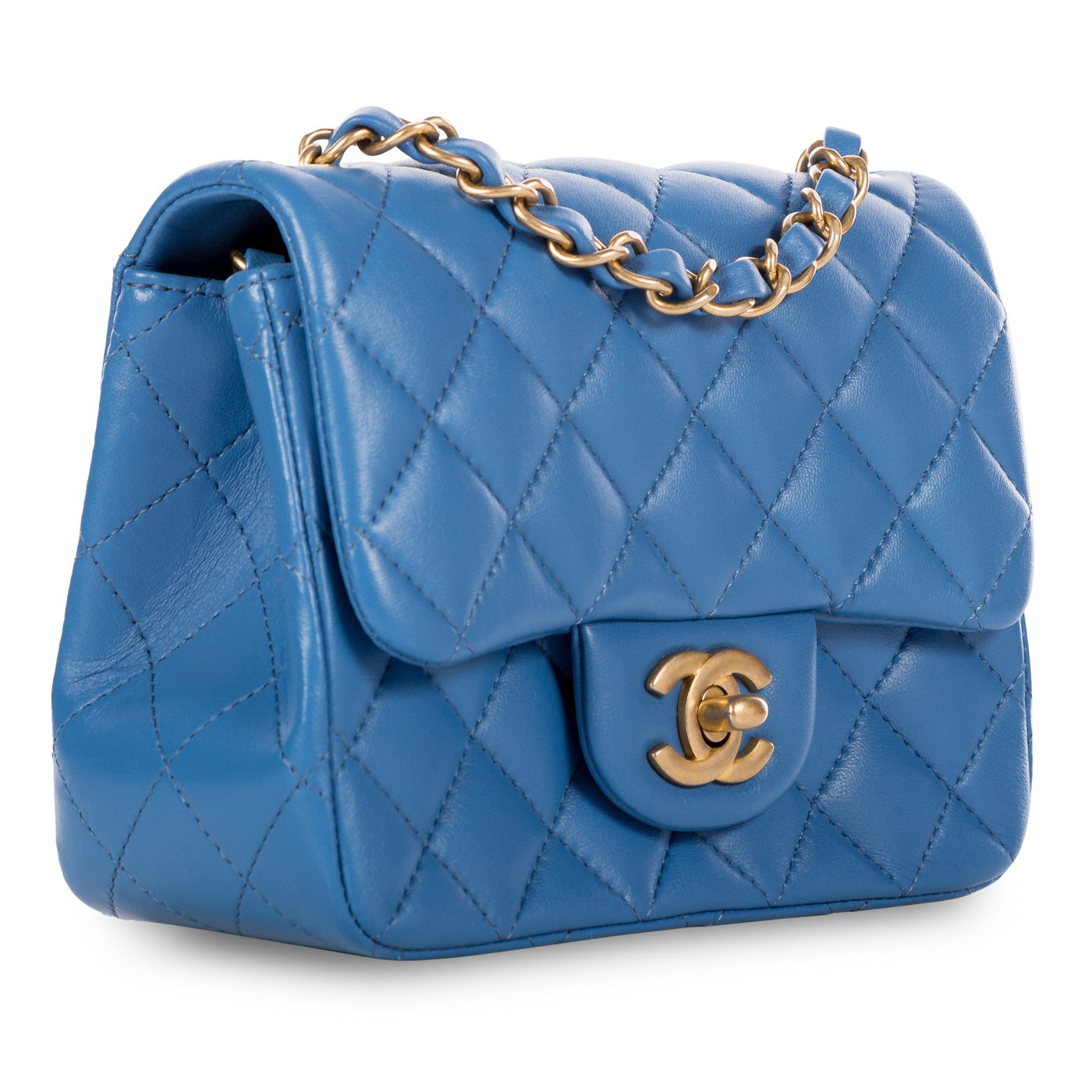 Chanel Classic Flap Lambskin Black Shoulder Bag Style 234