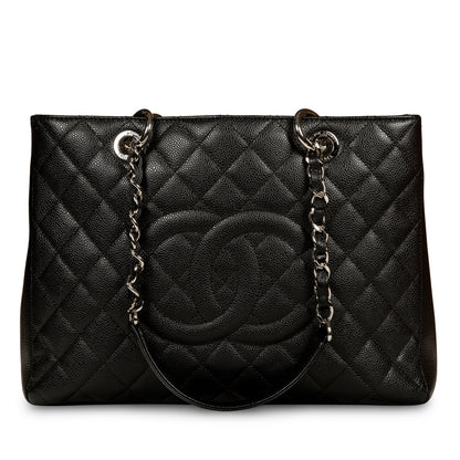 Chanel Timeless Caviar Black Tote Bag Style 30
