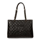 Chanel Timeless Caviar Black Tote Bag Style 28