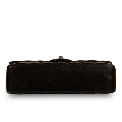 Chanel Classic Flap Lambskin Black Shoulder Bag Style 121