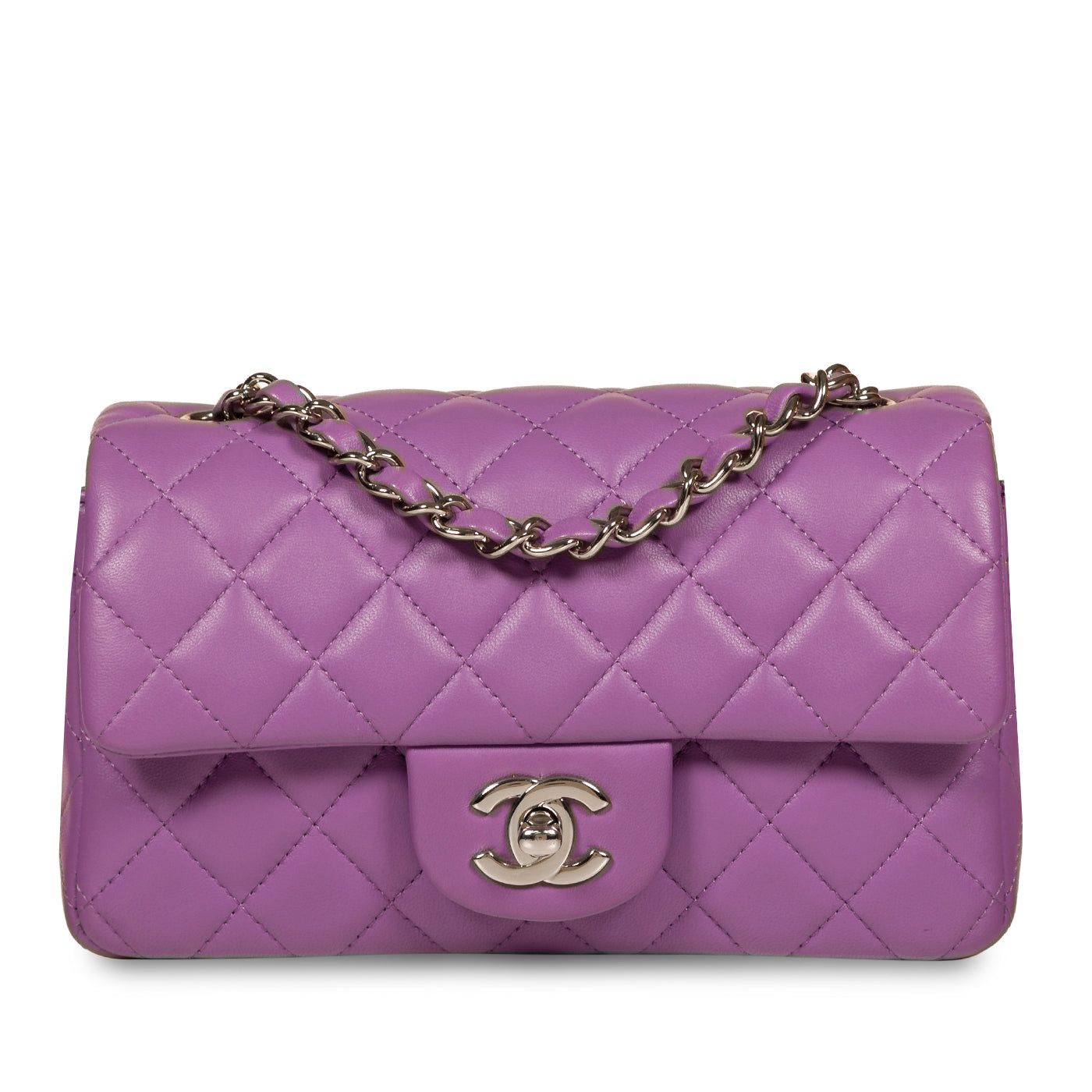 Chanel Classic Flap Lambskin Black Shoulder Bag Style 191