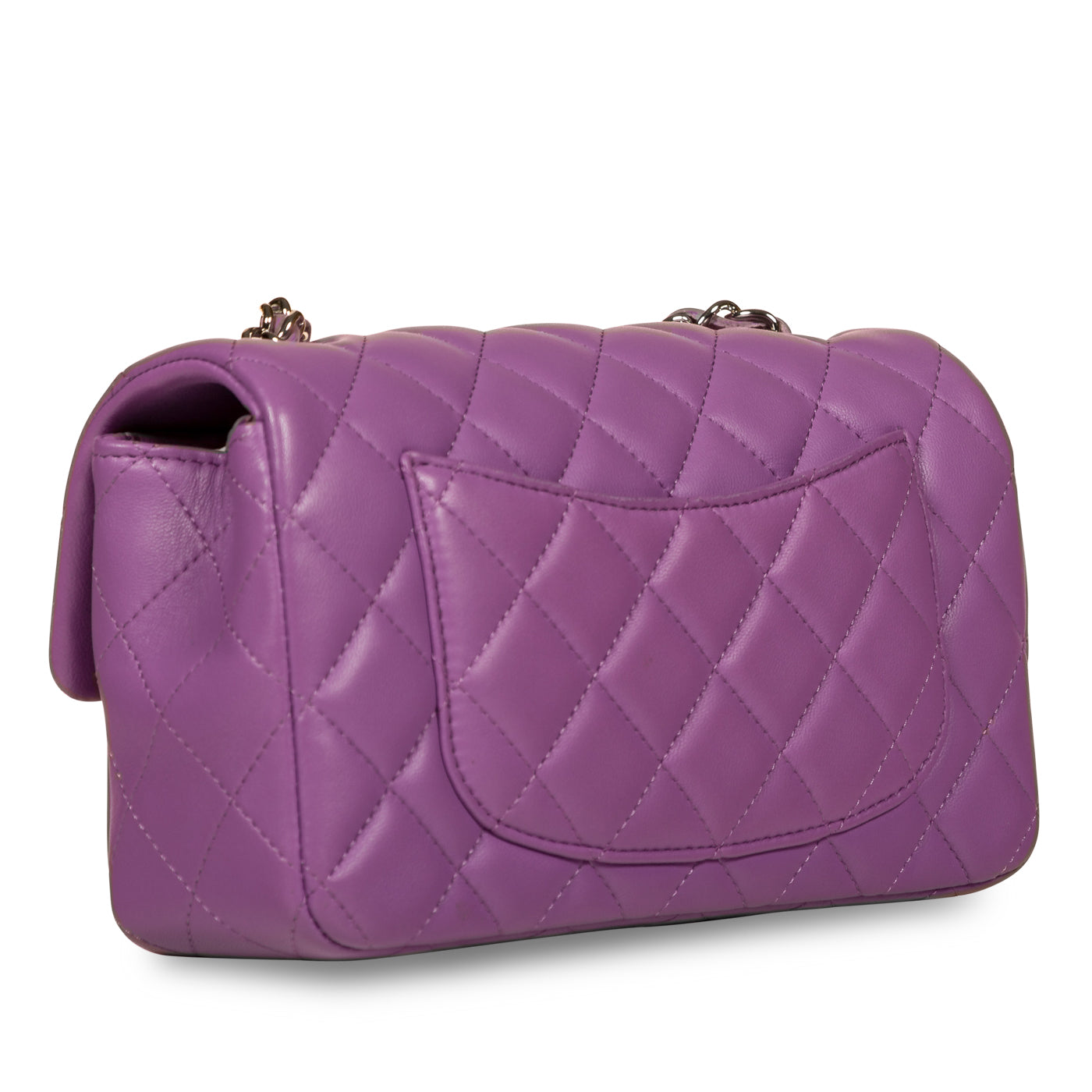 Chanel Classic Flap Lambskin Black Shoulder Bag Style 191
