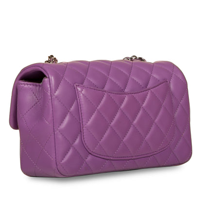 Chanel Classic Flap Lambskin Black Shoulder Bag Style 191