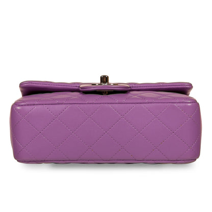 Chanel Classic Flap Lambskin Black Shoulder Bag Style 191