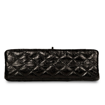 Chanel Classic Flap Calfskin Black Shoulder Bag Style 15