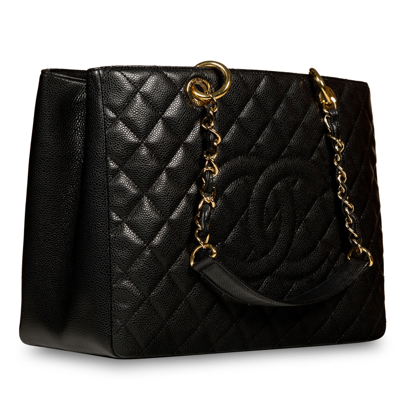Chanel Timeless Caviar Black Tote Bag Style 4