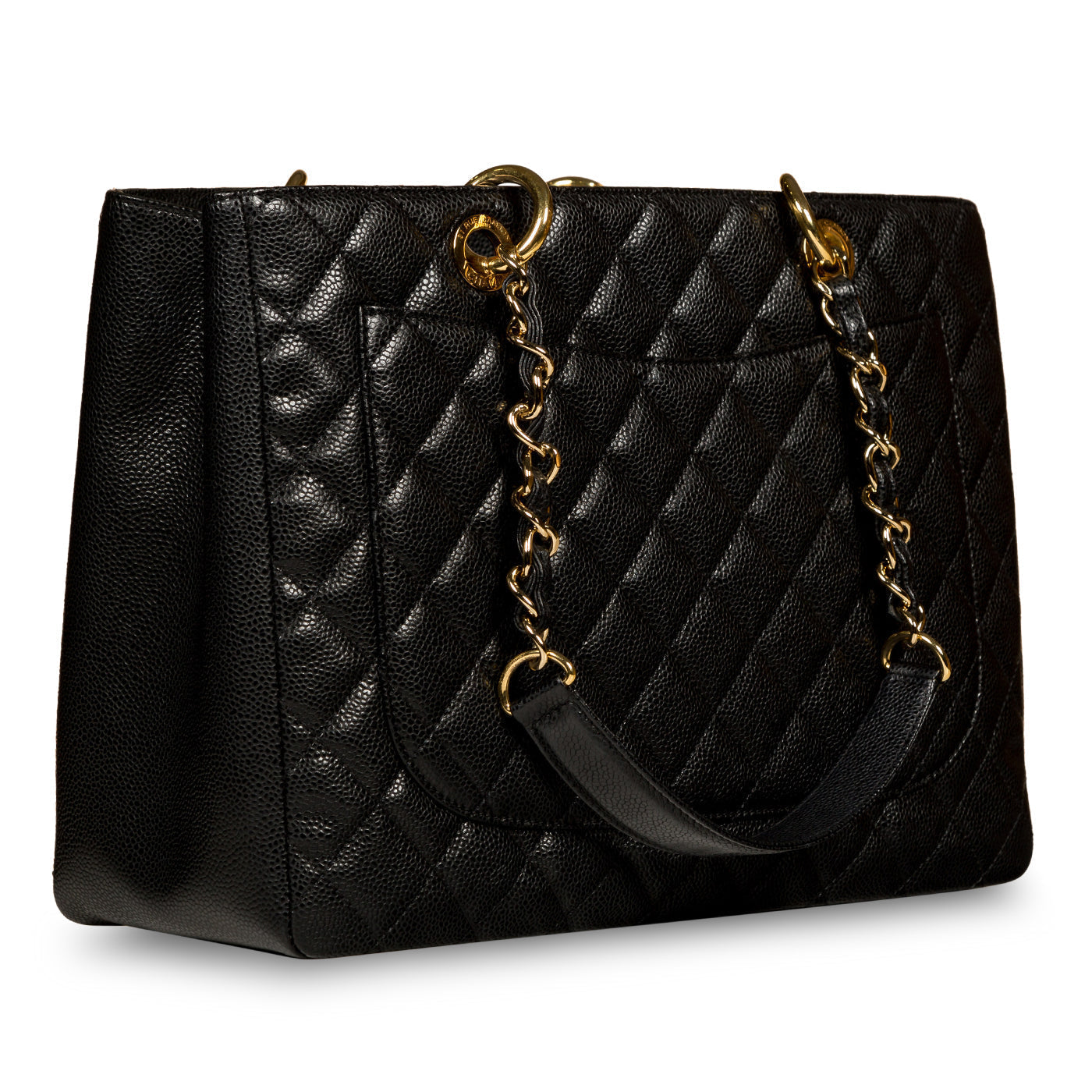 Chanel Timeless Caviar Black Tote Bag Style 4