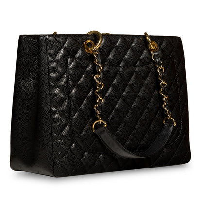 Chanel Timeless Caviar Black Tote Bag Style 4