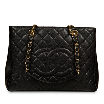 Chanel Timeless Caviar Black Tote Bag Style 5