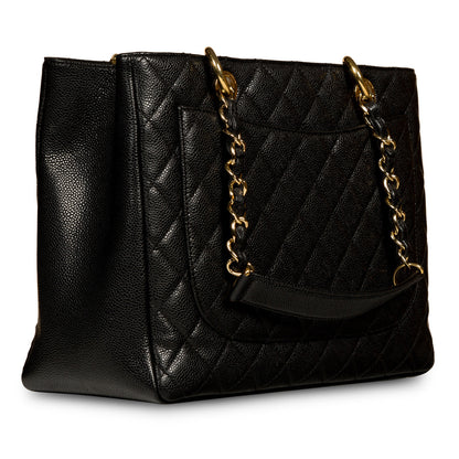 Chanel Timeless Caviar Black Tote Bag Style 5