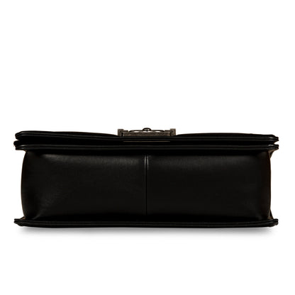 Chanel Boy Bag Lambskin Black Shoulder Bag Style 41
