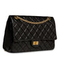 Chanel Classic Flap Calfskin Black Shoulder Bag Style 13