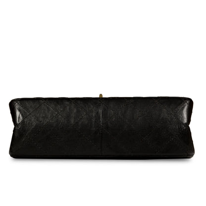 Chanel Classic Flap Calfskin Black Shoulder Bag Style 13