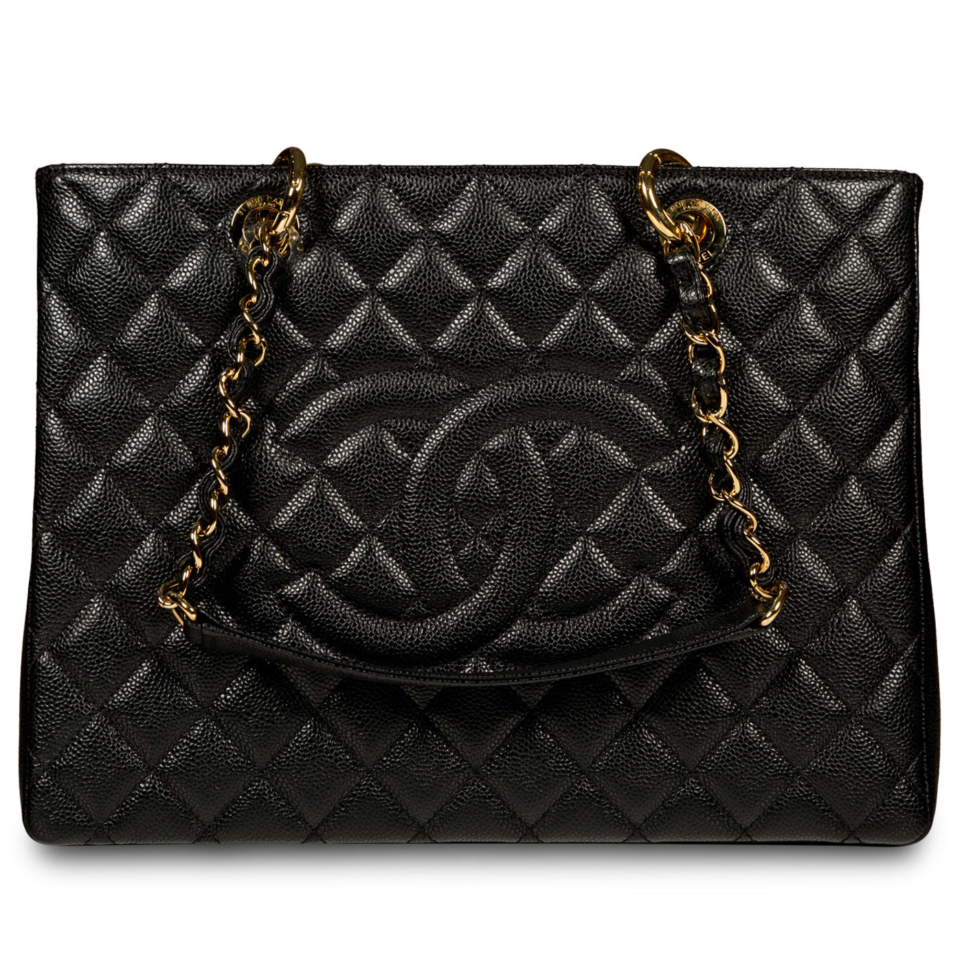 Chanel Timeless Caviar Black Tote Bag Style 27