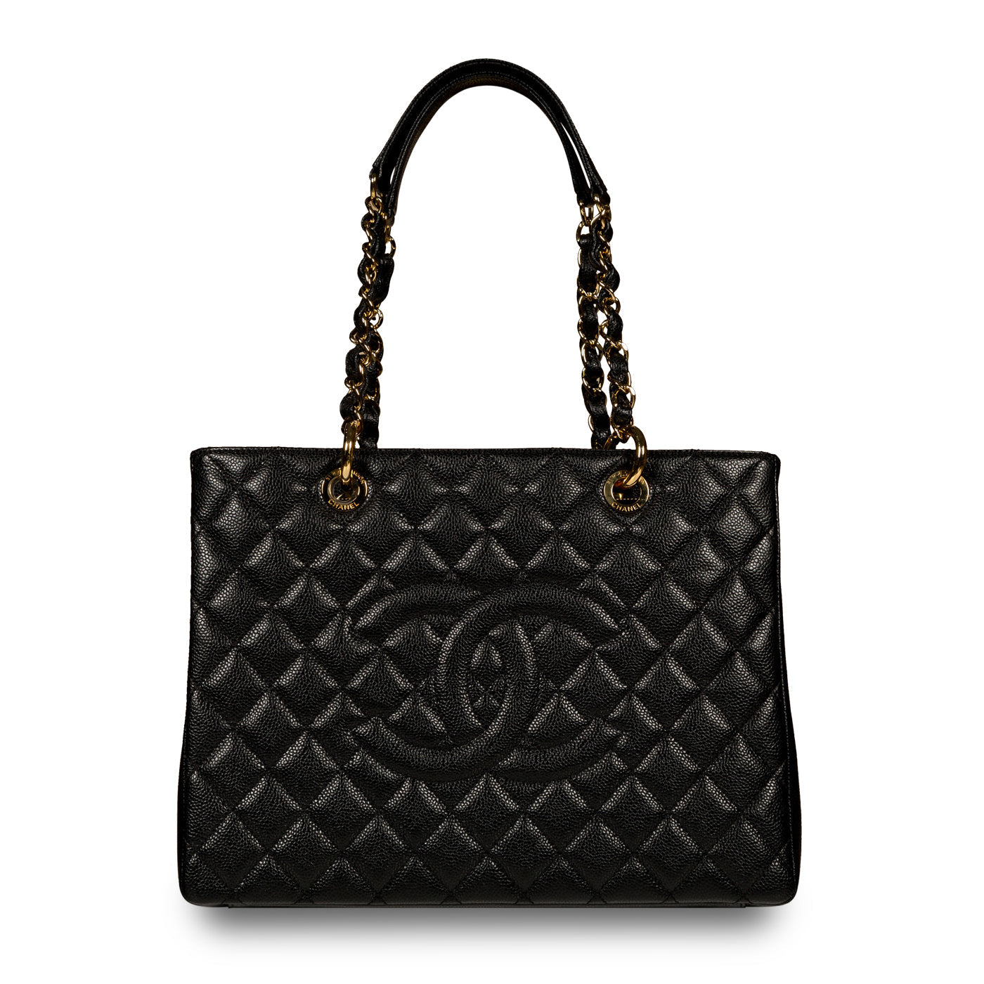 Chanel Timeless Caviar Black Tote Bag Style 27