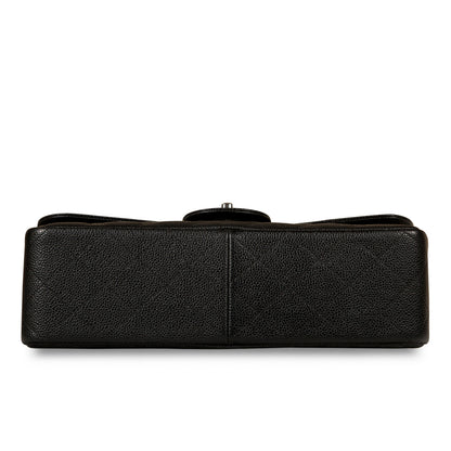 Chanel Classic Flap Caviar Black Shoulder Bag Style 41