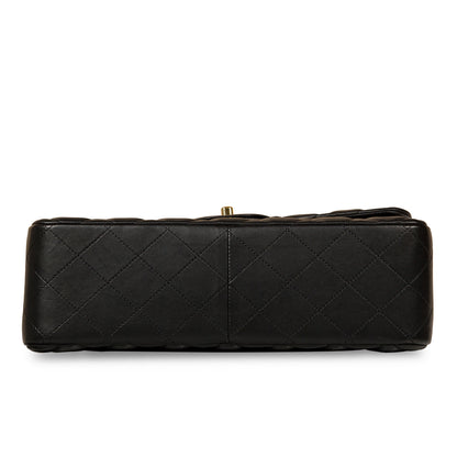 Chanel Classic Flap Lambskin Black Shoulder Bag Style 49