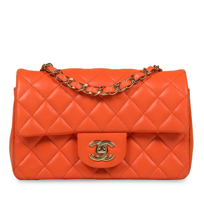 Chanel Classic Flap Lambskin Black Shoulder Bag Style 189