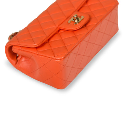 Chanel Classic Flap Lambskin Black Shoulder Bag Style 189