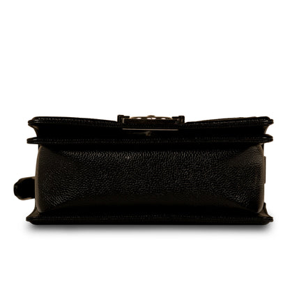 Chanel Boy Bag Caviar Black Shoulder Bag Style 20