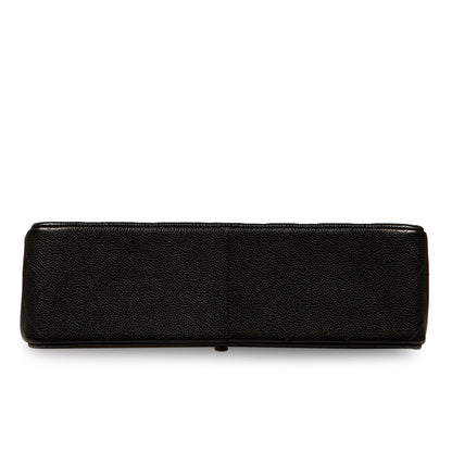Chanel Classic Flap Caviar Black Shoulder Bag Style 30
