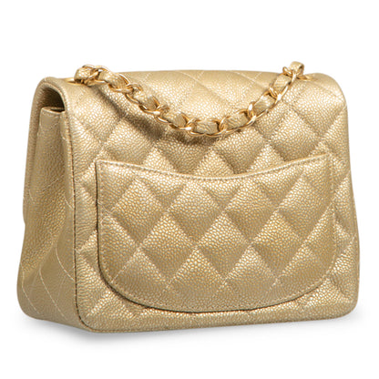 Chanel Classic Flap Lambskin Gold Shoulder Bag Style 96