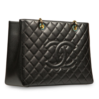 Chanel Timeless Caviar Black Tote Bag Style 26