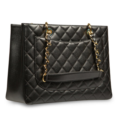 Chanel Timeless Caviar Black Tote Bag Style 26
