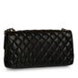 Chanel Classic Flap Lambskin Black Shoulder Bag Style 289