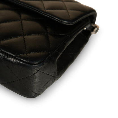 Chanel Classic Flap Lambskin Black Shoulder Bag Style 289