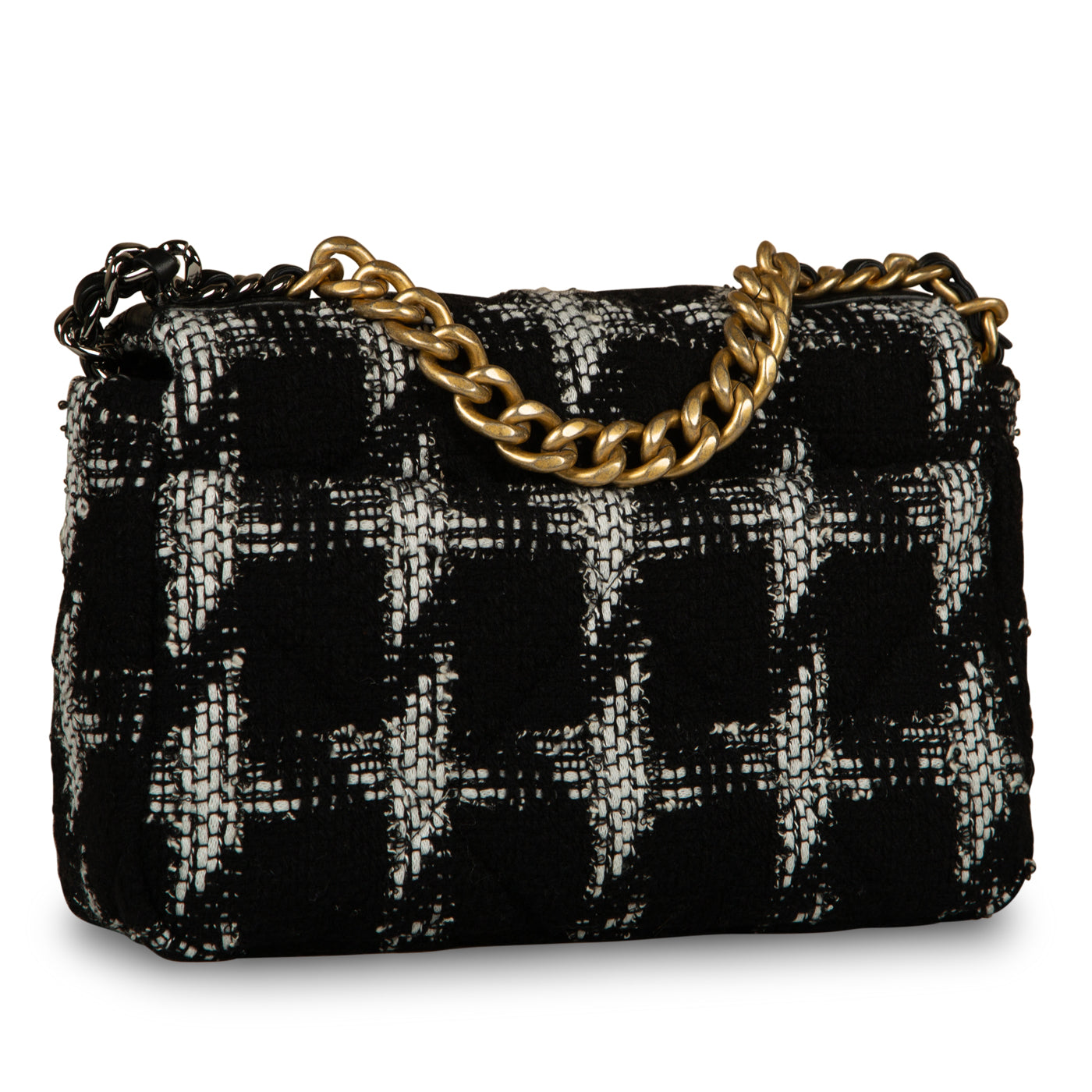 Chanel Chanel 19 Tweed Black Shoulder Bag Style 9