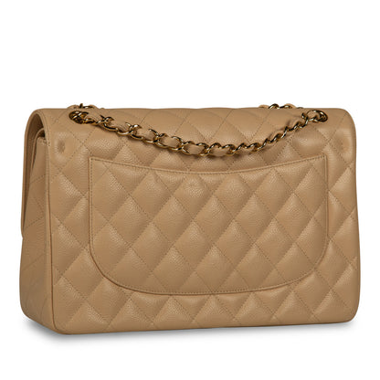 Chanel Classic Flap Lambskin Gold Shoulder Bag Style 15