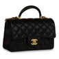 Chanel Classic Flap Caviar Black Shoulder Bag Style 108