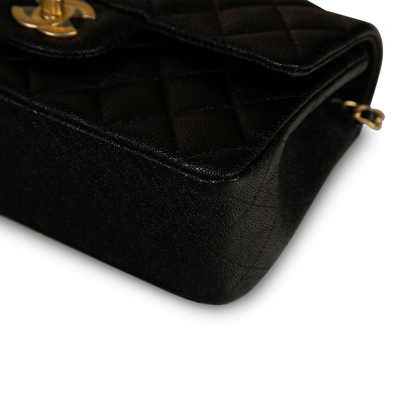 Chanel Classic Flap Caviar Black Shoulder Bag Style 108